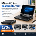 PocketNova klappbarer Mini-PC mit Tastatur – Kompakt, mobil & sofort einsatzbereit
