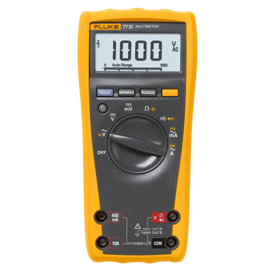Fluke Digital Multimeter – 1000V CAT II, EU Version (Fluke 12E+ / 15B+ / 17B+)