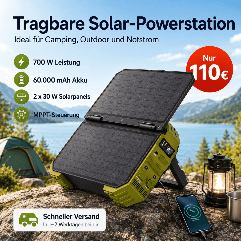 Tragbares Solarpanel